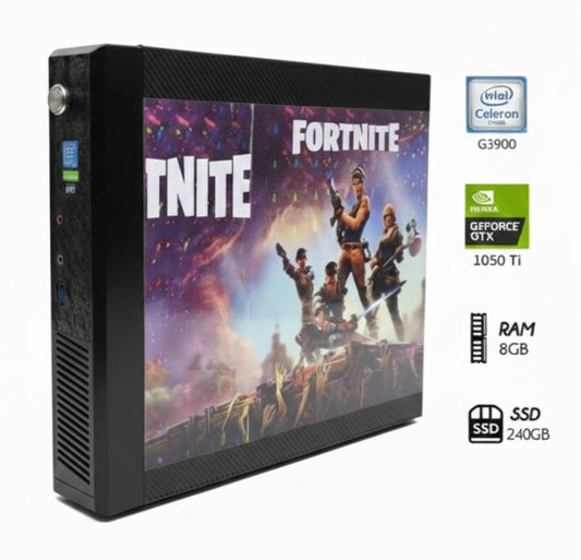 1050 Ti + 8gb Ram + Intel Celeron + SSD 240GB + Fortnite Season 1