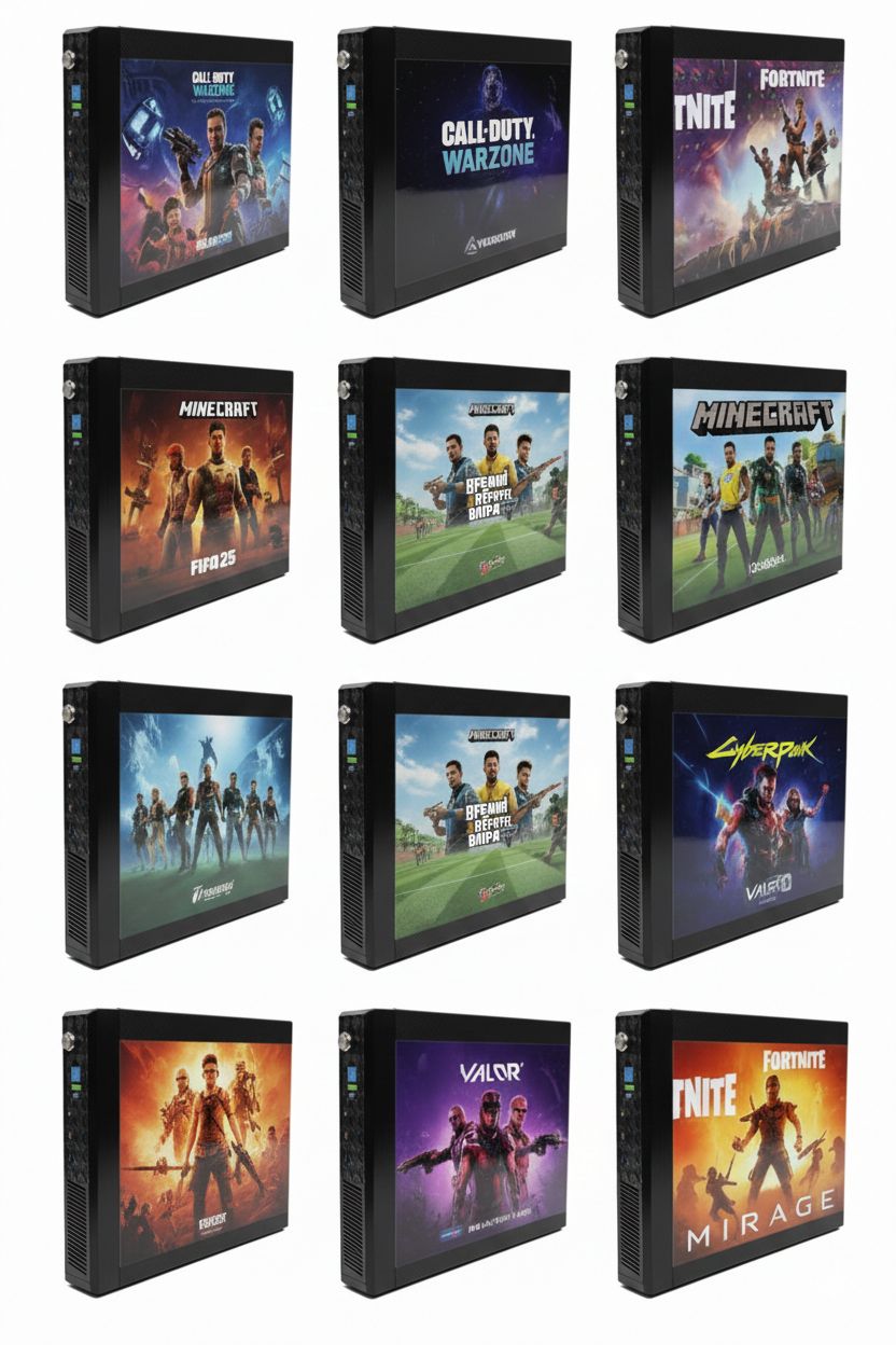 1050 Ti + 8gb Ram + Intel Celeron + SSD 240GB + COD Warzone case